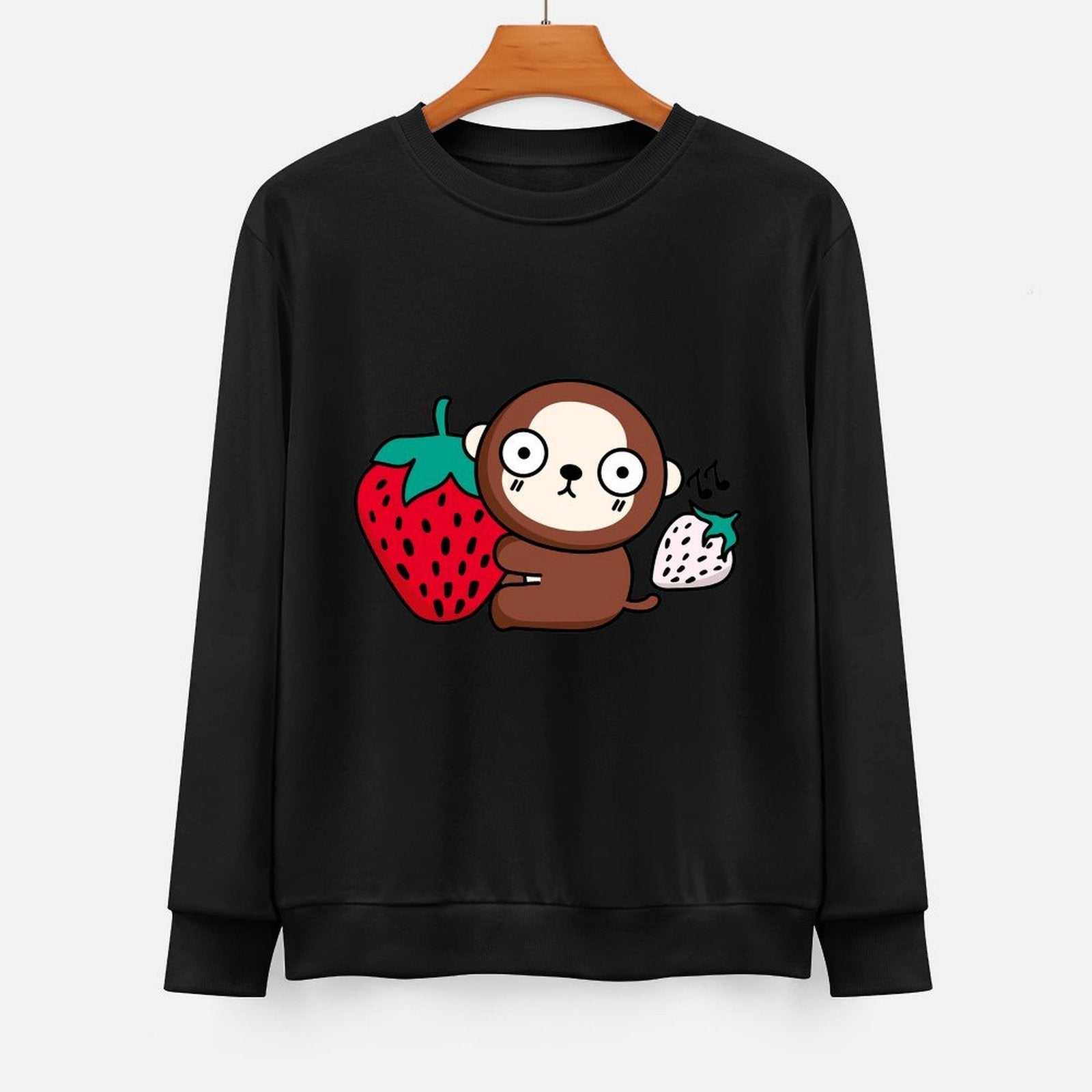 Front Patterned Long Sleeve TopTrueStyle ComfortFit